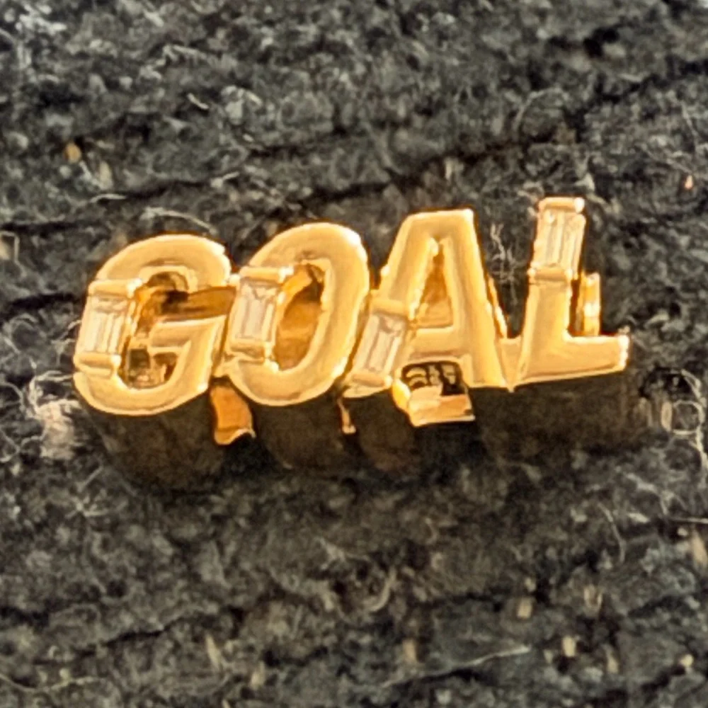 Authentic Pandora Goal Script Charm. - Picture 3 of 4